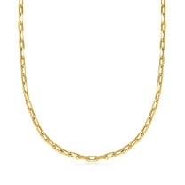 Ross-Simons Italian 14kt Yellow Gold Paper Clip Link Necklace, Women's, Adult