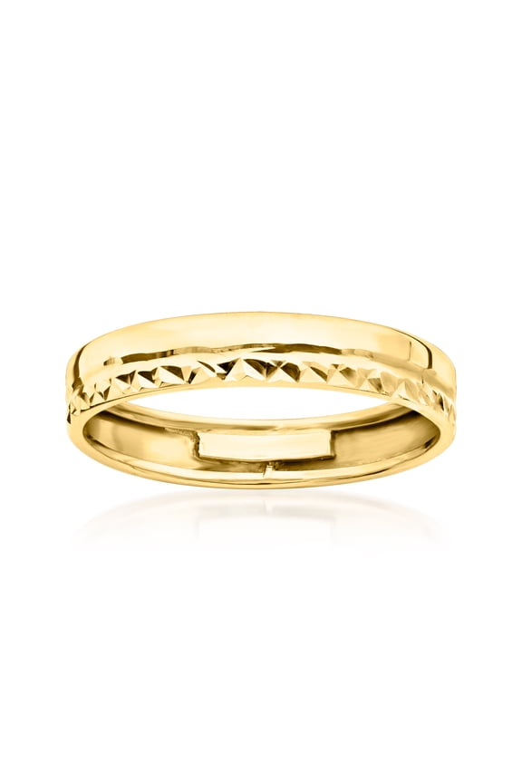 Italian 14kt Yellow Gold Ring, Women's, Adult
