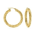 thumbnail image 1 of Ross-Simons Italian 14kt Yellow Gold Twisted Hoop Earrings, Women's, Adult, 1 of 5