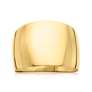 Ross-Simons Italian 14kt Yellow Gold Wide Dome Ring, Women's, Adult