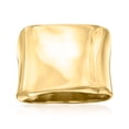 thumbnail image 1 of Ross-Simons Italian 18kt Gold Over Sterling Asymmetrical Square-Top Ring, Women's, Adult, 1 of 5