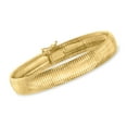 thumbnail image 1 of Ross-Simons Italian 18kt Gold Over Sterling Omega Bracelet, Women's, Adult, 1 of 6