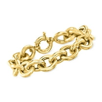 Ross-Simons Italian 18kt Yellow Gold Cable-Chain Bracelet, Women's, Adult