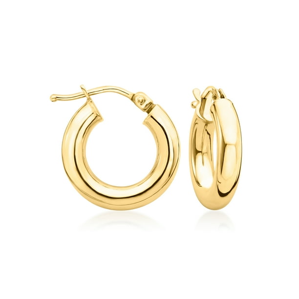 Ross-Simons Italian 18kt Yellow Gold Huggie Hoop Earrings, Women's