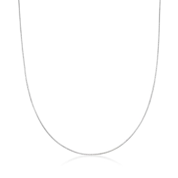 Ross-Simons Italian 1mm Sterling Silver Adjustable Snake-Chain Necklace, Women's, Adult