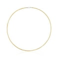 thumbnail image 1 of Ross-Simons Italian 2mm Reversible Omega Necklace in Sterling Silver and 18kt Gold Over Sterling, Women's, Adult, 1 of 4