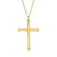 thumbnail image 1 of Ross-Simons Italian Cross Necklace in 14kt Yellow Gold, Women's, Adult, 1 of 8