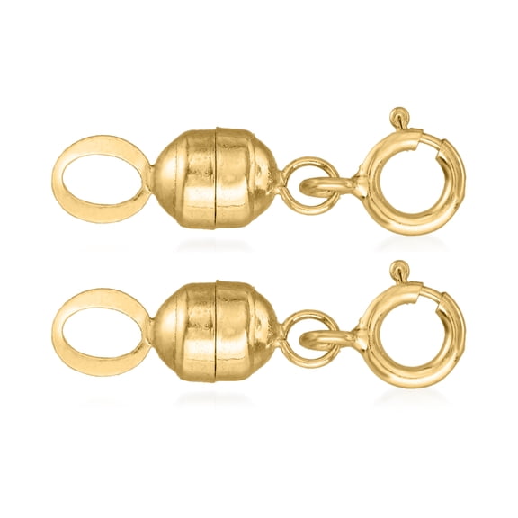 Ross-Simons Italian Set Of 2 Small Magnetic Clasp Converters: 14kt Yellow Gold, Women's, Adult