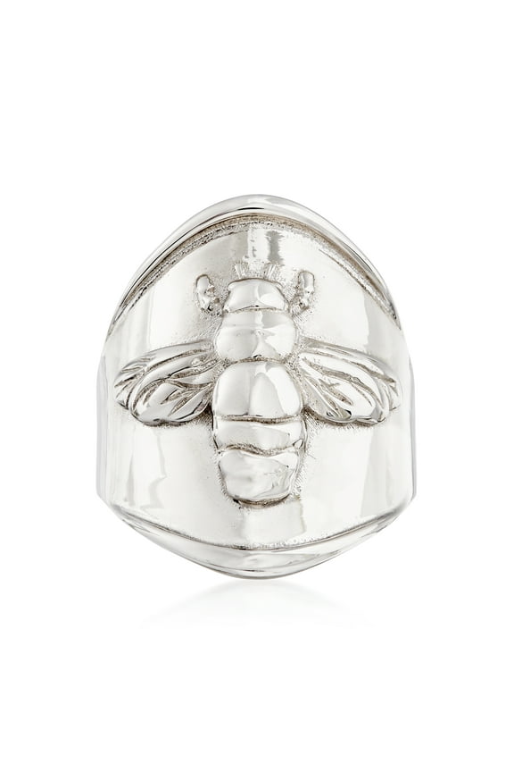 Italian Sterling Silver Bee Ring, Women's, Adult