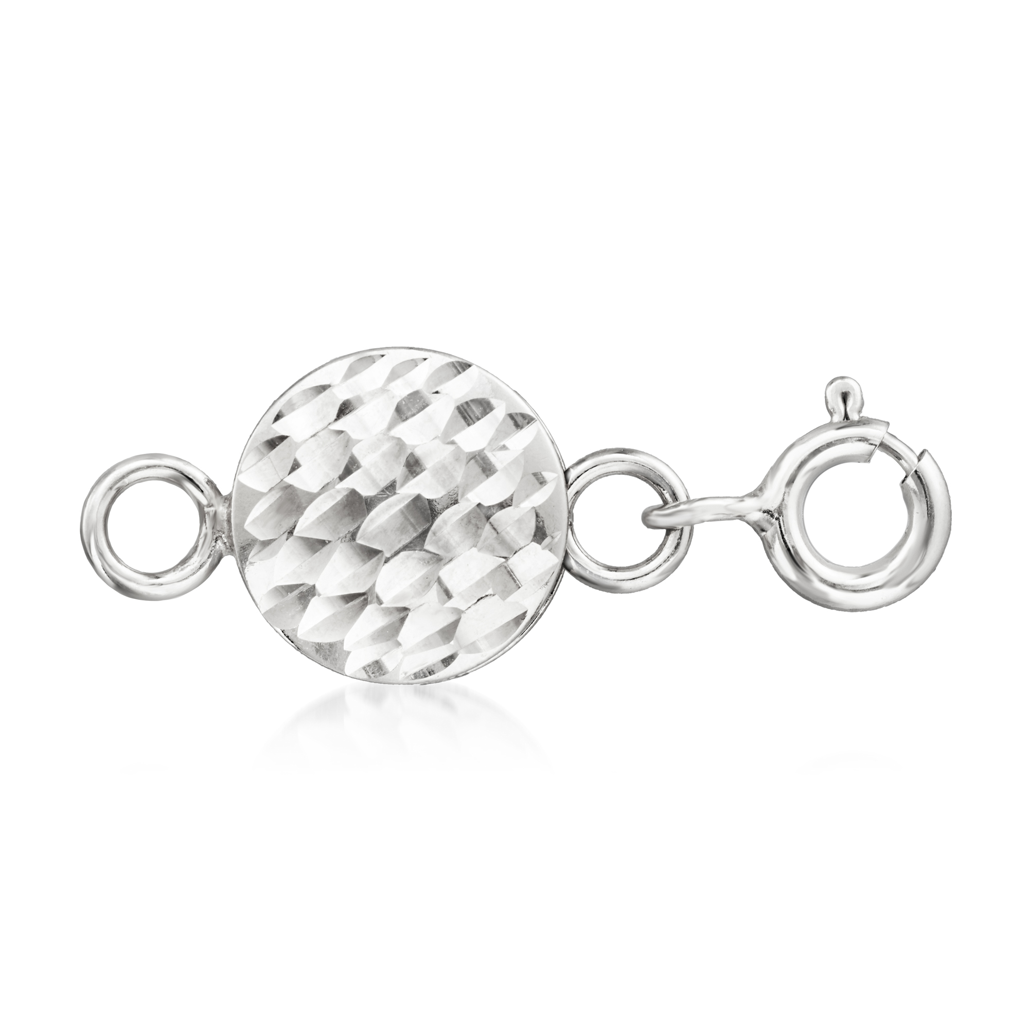 Ross-Simons Italian Sterling Silver Diamond-Cut Magnetic Clasp Converter, Women's, Adult - image 1 of 4