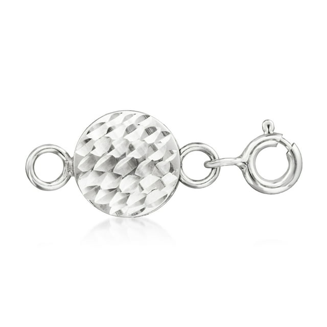Ross-Simons Italian Sterling Silver Diamond-Cut Magnetic Clasp Converter, Women's, Adult
