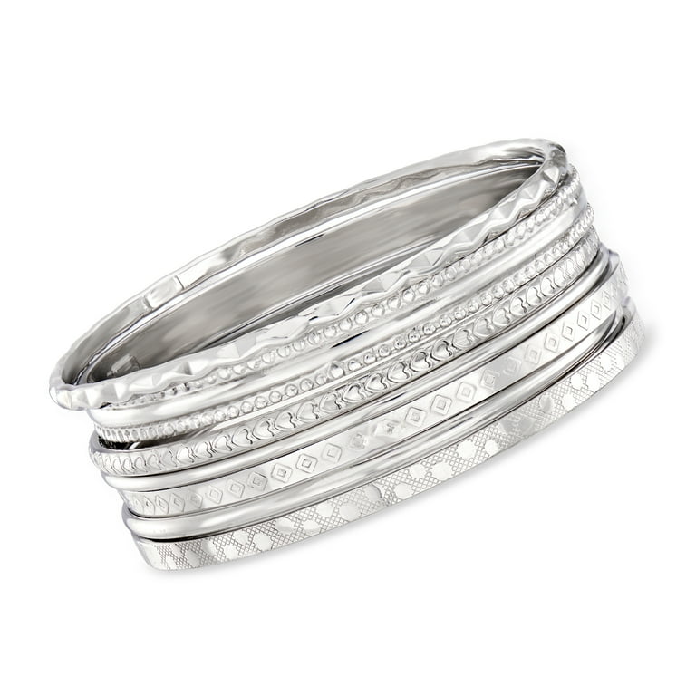 Ross-Simons Real Stackable Italian Sterling Silver Bangle