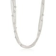 thumbnail image 1 of Ross-Simons Italian Sterling Silver Multi-Strand Mesh Necklace, Women's, Adult, 1 of 8