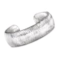 thumbnail image 1 of Ross-Simons Italian Sterling Silver Textured Cuff Bracelet, Women's, Adult, 1 of 5