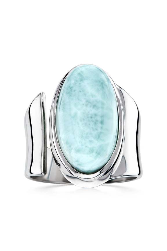 Larimar Wrap Ring in Sterling Silver, Women's, Adult