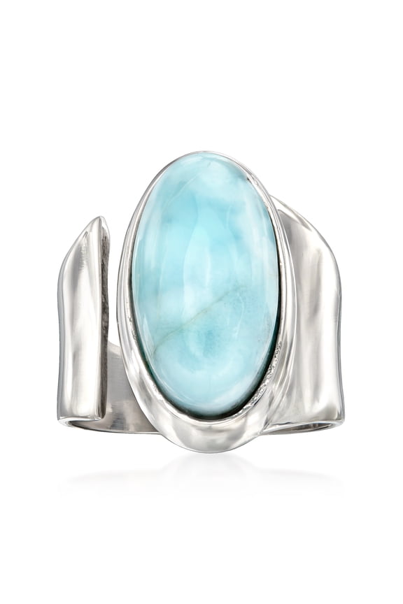 Larimar Wrap Ring in Sterling Silver, Women's, Adult