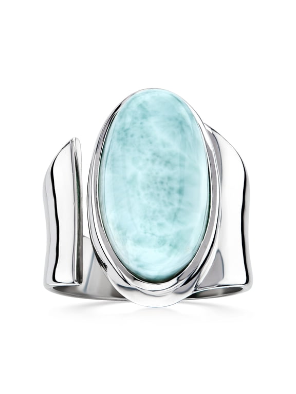 Larimar Wrap Ring in Sterling Silver, Women's, Adult