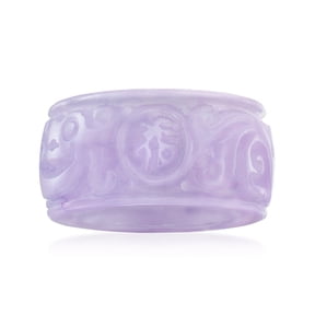 Ross-Simons Lavender Jade "Good Fortune" Ring, Women's, Adult