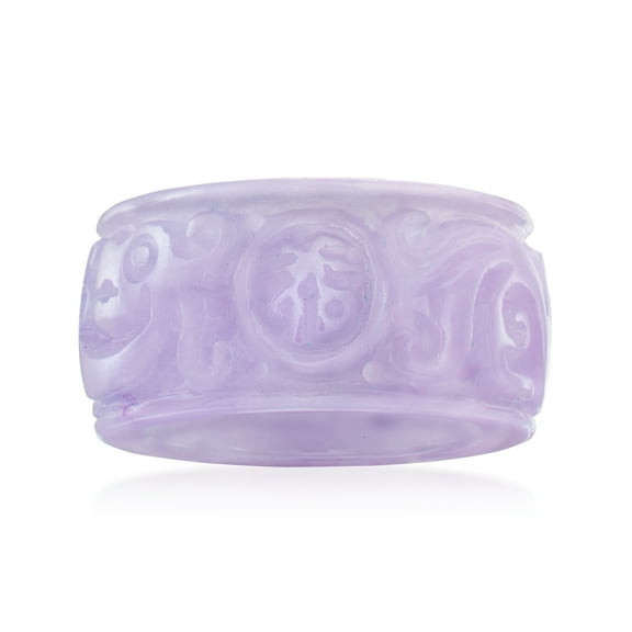 Ross-Simons Lavender Jade "Good Fortune" Ring, Women's, Adult