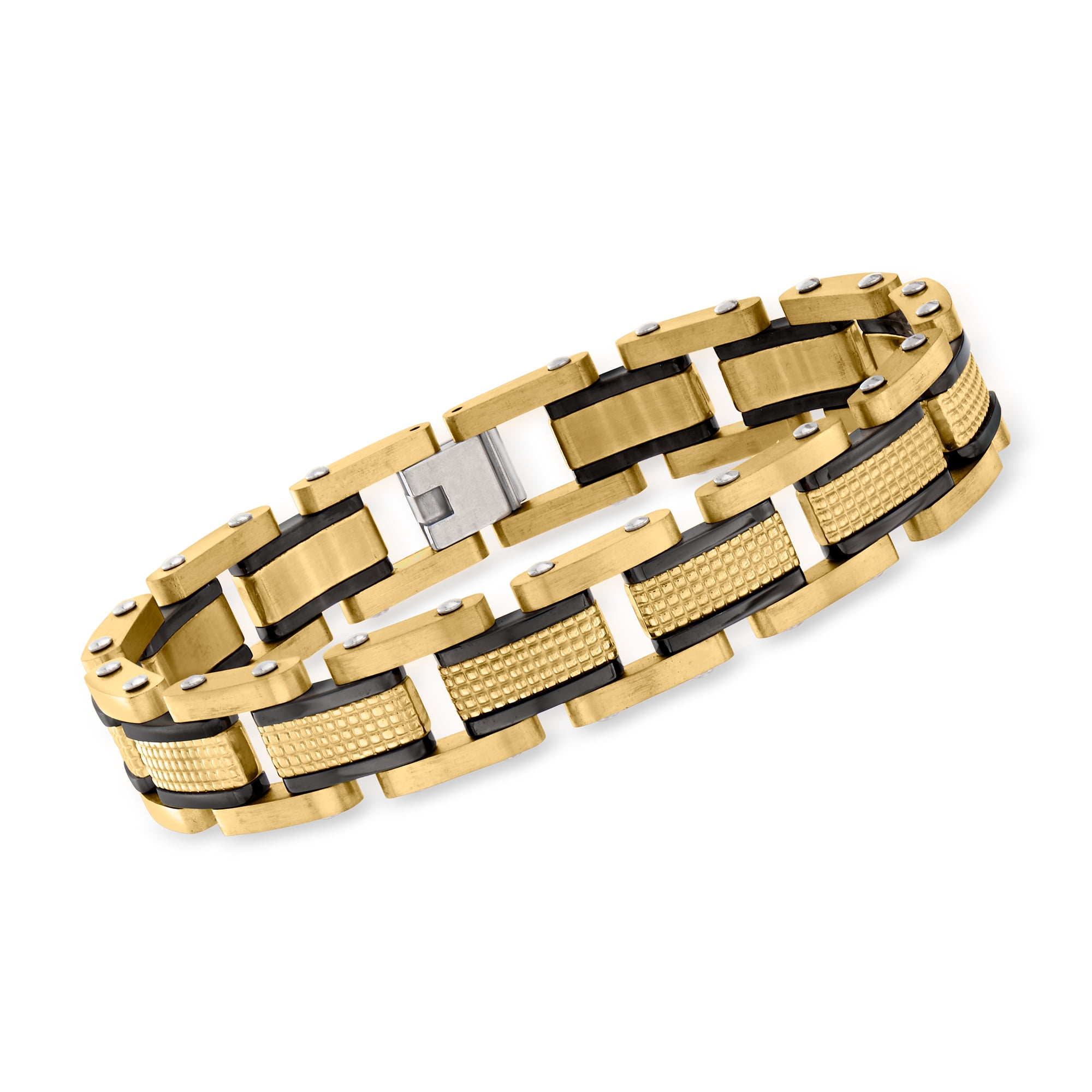 Gold-Toned Chain Bracelet For Men | Classy Men Collection