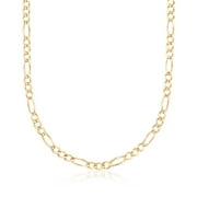 Ross-Simons Men's 3.9mm 14kt Yellow Gold Figaro-Link Necklace for Male, Adult