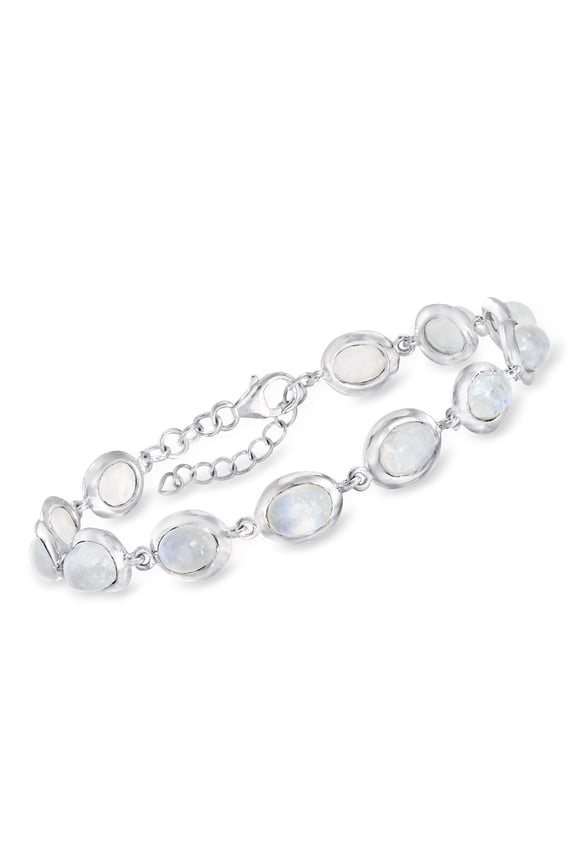 Moonstone Bracelet in Sterling Silver, Women's, Adult