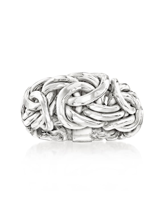 Rhodium-Plated Byzantine Ring, Women's, Adult