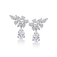 thumbnail image 1 of Ross-Simons Rhodium-Plated Climber Drop Earrings With 3.50 ct. t.w. Czs, Women's, Adult, 1 of 7