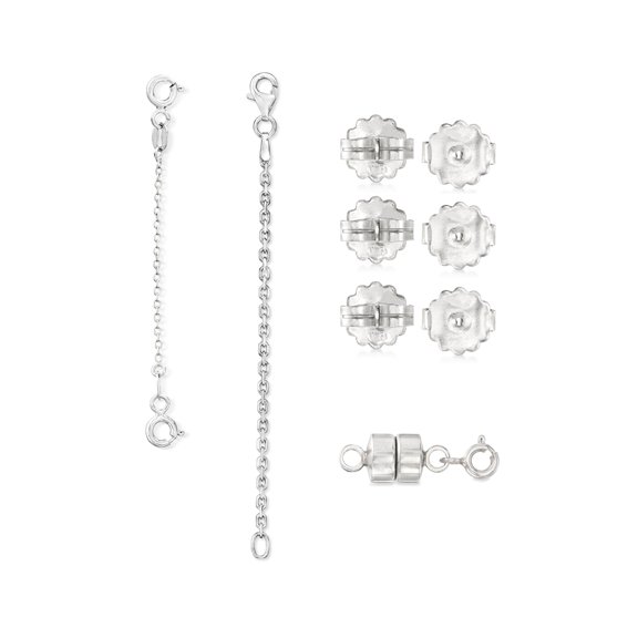 Ross-Simons Sterling Silver 6-Pc. Accessory Kit, Women's, Adult