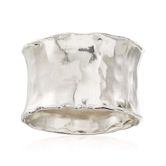 Ross-Simons Sterling Silver Hammered Ring, Women's, Adult