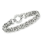 ROSS-SIMONS Sterling Silver Medium Byzantine Bracelet For Women, Women's, Adult