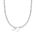 thumbnail image 1 of Ross-Simons Sterling Silver Rope-Chain Toggle Necklace, Women's, Adult, 1 of 4