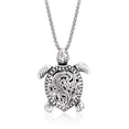 thumbnail image 1 of Ross-Simons Sterling Silver Turtle Pendant Necklace, Women's, Adult, 1 of 4