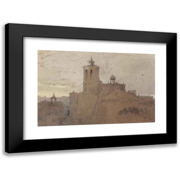 Ross Sterling Turner 14x11 Black Modern Framed Museum Art Print Titled - Cathedral