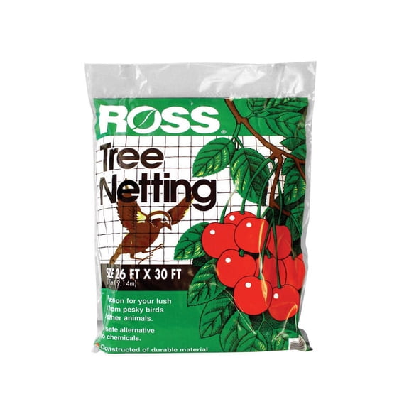 Ross Tree Netting & Bird Plant Protection Black 26ftx30 Ft