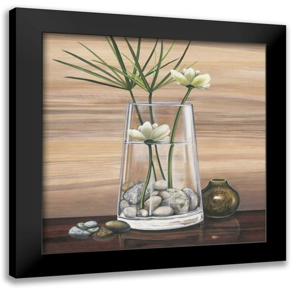 Ross, Yuki 12x12 Black Modern Framed Museum Art Print Titled - True Nature III