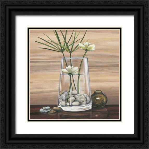 Ross, Yuki 26x26 Black Ornate Wood Framed with Double Matting Museum Art Print Titled - True Nature III