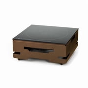 Rosseto SM395 5 in. 120V 60Hz Multi-Chef SGL Touch Top Induction Heater with Bronze Matte Base - Brown