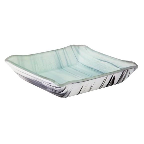 Rosseto GLS063BW Aroma Square Conical Bowl, White & Black