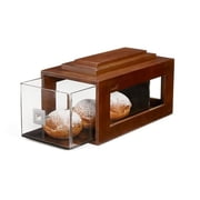Rosseto BD149 Natura Nite Bakery Box, Dark Bamboo