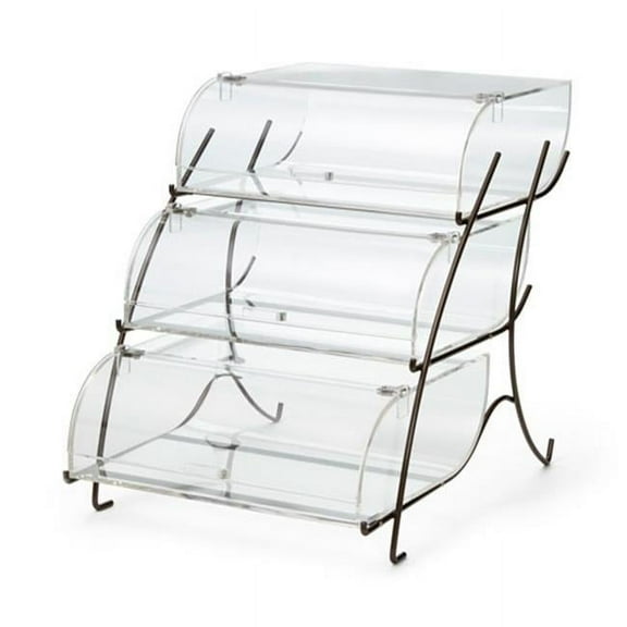 Rosseto BK023 3-Tier with Bronze Wire Frame Bakery Case