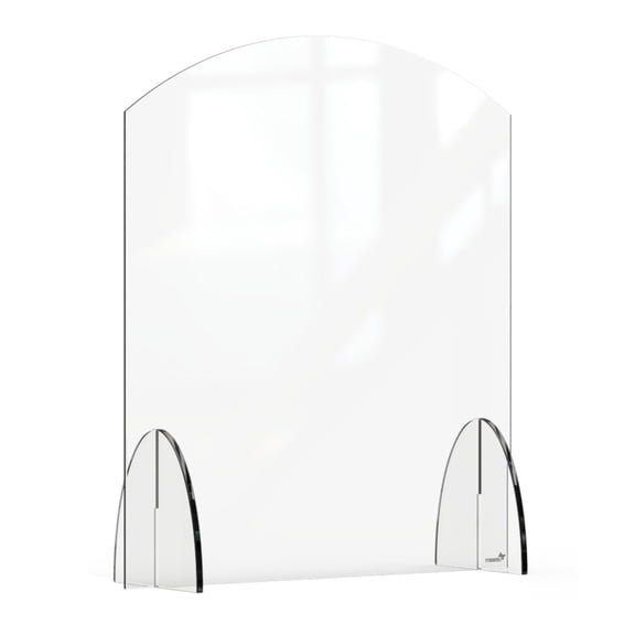 Rosseto Serving Solutions Avant Guarde Acrylic Sneeze Guard, 24" x 28", Clear
