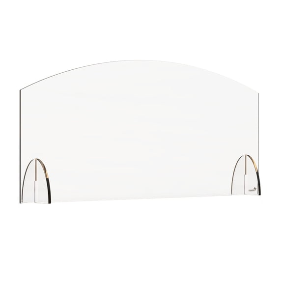 Rosseto Serving Solutions Avant Guarde Acrylic Sneeze Guard, 36" x 15-1/2", Clear