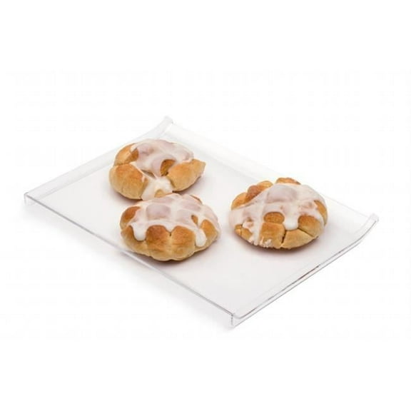 Rosseto BKM004 Clear 14.4 x 10.6 Bakery Display Tray - 3 / CS"