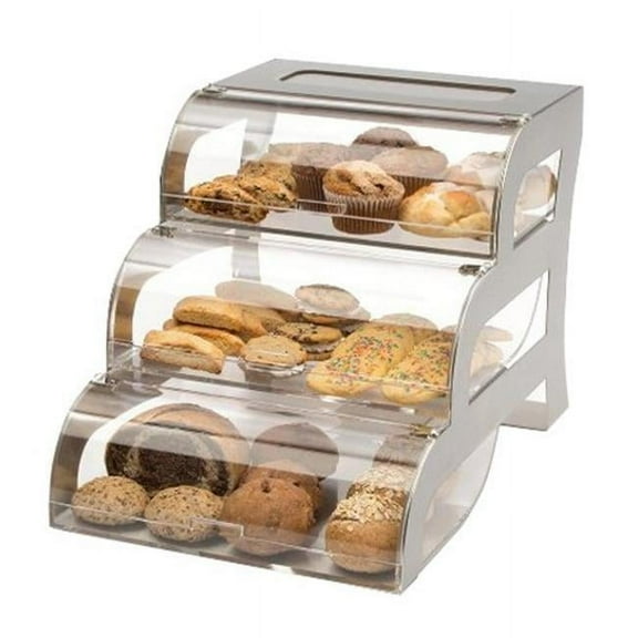Rosseto Serving Solutions  Bakery Stand 3-Tier with Stainless Steel Frame