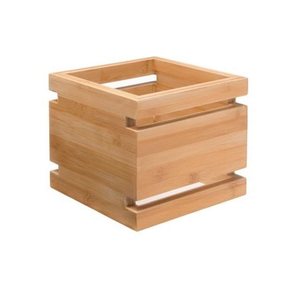 Rosseto Serving Solutions  Multi-Level Riser - Square Natural Bamboo - 6 in.