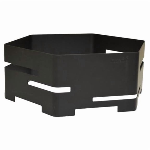 Rosseto Serving Solutions SM133 Steel Hexagon Buffet Riser - Small- Black