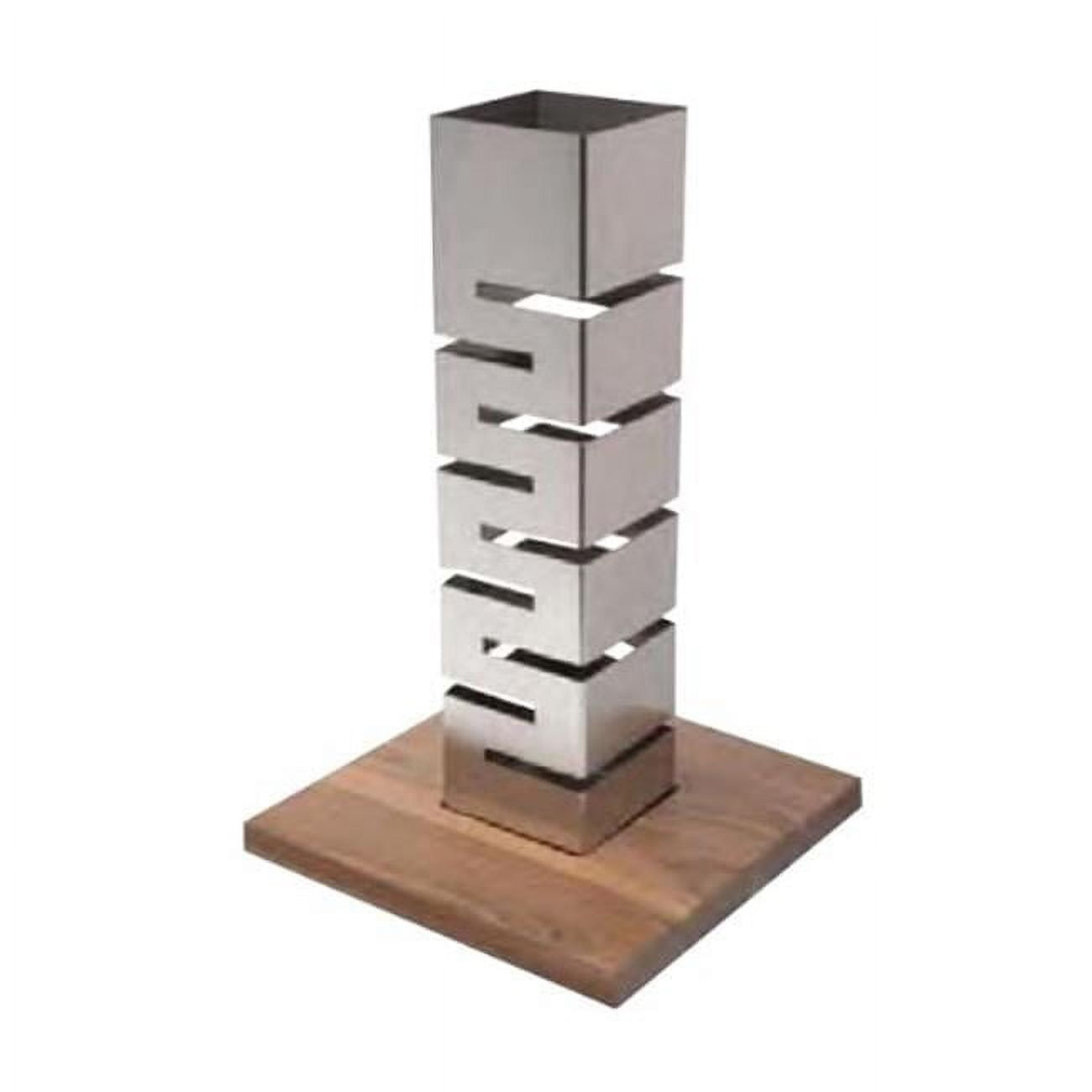 Rosseto Serving Solutions SM159 Stainless Steel with Walnut Base Tall ...