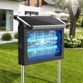 thumbnail image 1 of Rossetta Solar Bug Zapper Outdoor, 1 Acre 4500V Waterproof Mosquito Killer for Garden, Patio, 1 of 8