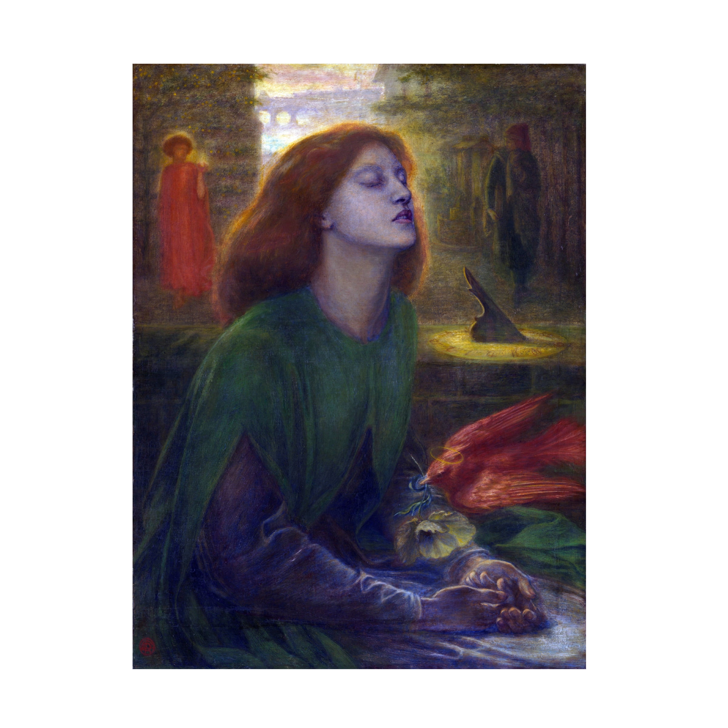 Rossetti 'Beatrix' Canvas Art